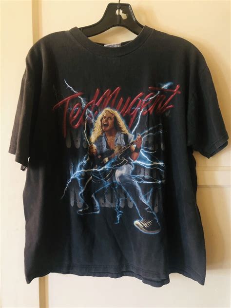 Vintage Ted Nugent 90s Electric Tour T Shirt All Spor Gem