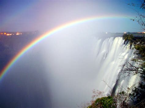 Moonbows Light Up Victoria Falls Zambia Tourism