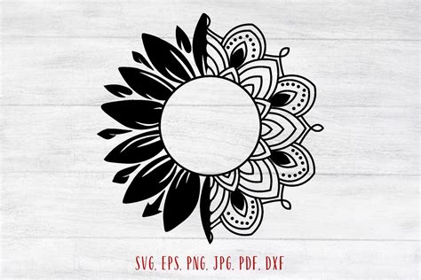 Sunflower Mandala Svg Free - SVG images Collections