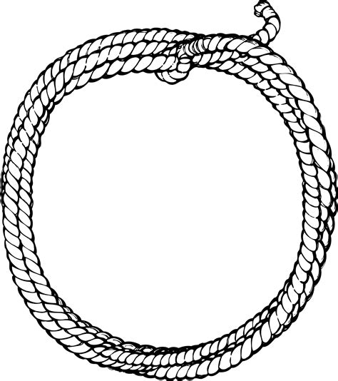 Rope Circle Png Cowboy Rope Drawing Easy Free Transparent Png