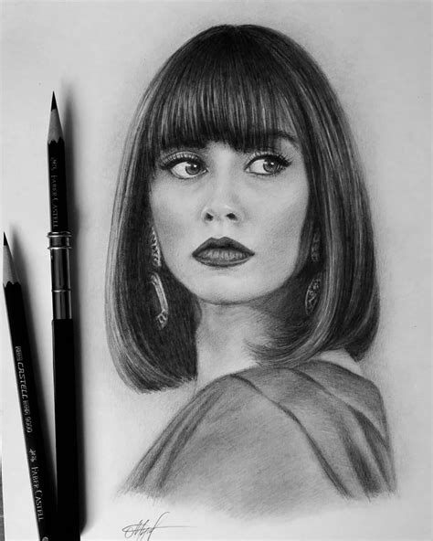 Таня Мусатенко On Instagram Available Pencil Portrait Of Tugce