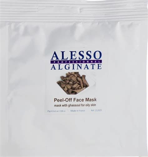 Маска для обличчя альгінатна з глиною Гассул Alesso Professionnel