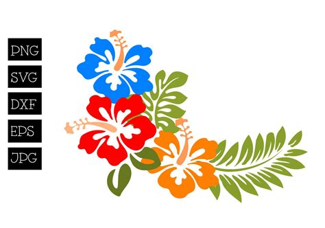 Cricut Hawaiian Flower Svg Free - Free SVG Cut Files | Premium Files SVG