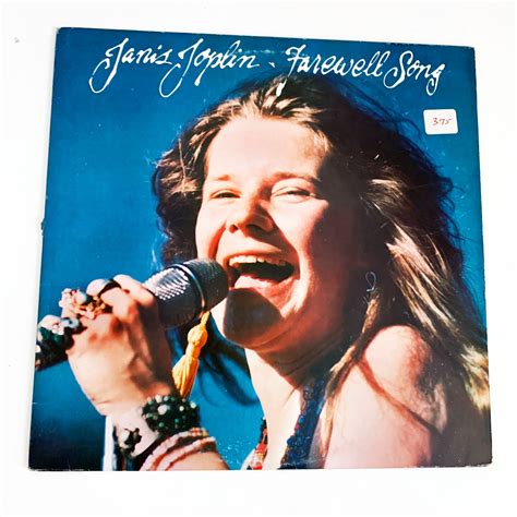 Vintage Original Janis Joplin Farewell Song Vinyl Album Record Etsy