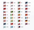 Images Of Country Flags With Names : Set Countries Flags Europe Flags ...