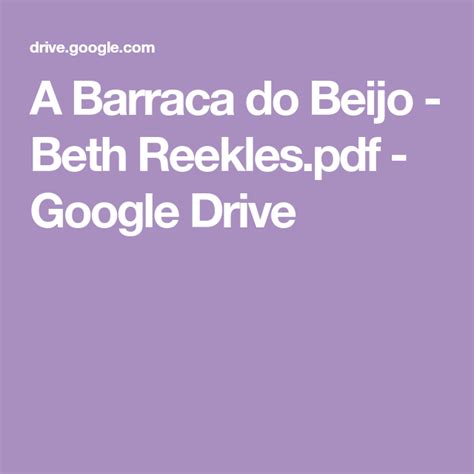 This file is owned by root:root, with mode 0o644. A Barraca do Beijo - Beth Reekles.pdf - Google Drive ...