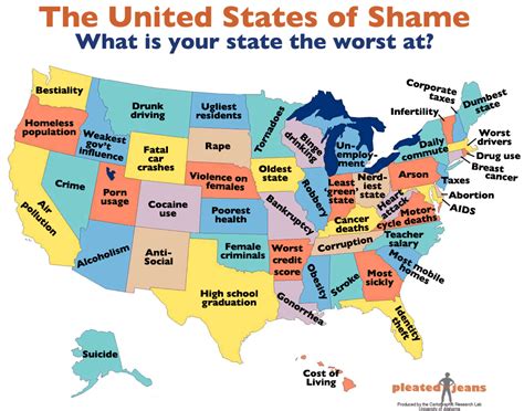 The Best Worst Us Map Ever The Washington Post