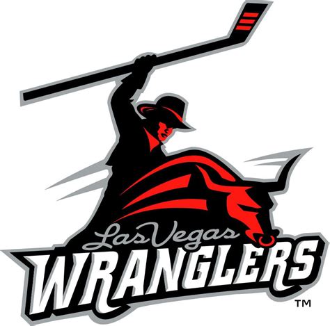 Las Vegas Wranglers Hockey Club Sports Team Logos Hockey Logos Las