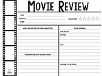 Free Printable Movie Review Template - Printable Templates Free