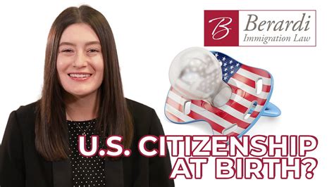 Automatic Acquisition Of Us Citizenship At Birth Youtube