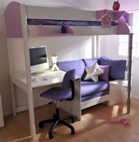 100 Cute Loft Beds College Dorm Room Design Ideas For Girl 71