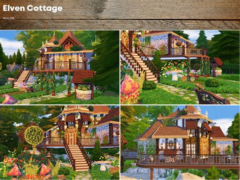 Pralinesims Elven Cottage Cottage Fairy House Elven