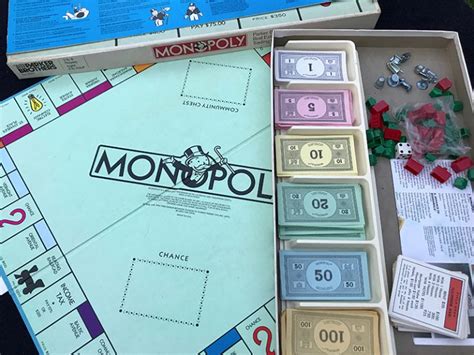 parker brothers classic original monopoly board game vintage 1996 goedenoldies