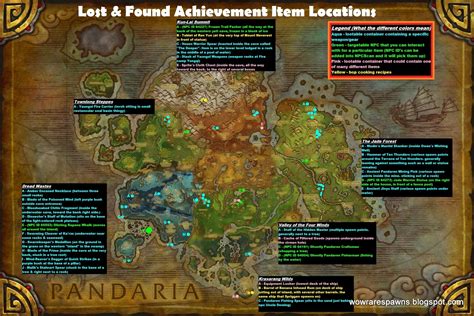 Wow Rare Spawns Lost And Found Achievement Where To Find Lost