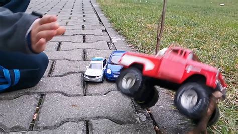 Kids Car Crash Compilation Slow Motion Monster Truck Hit Youtube