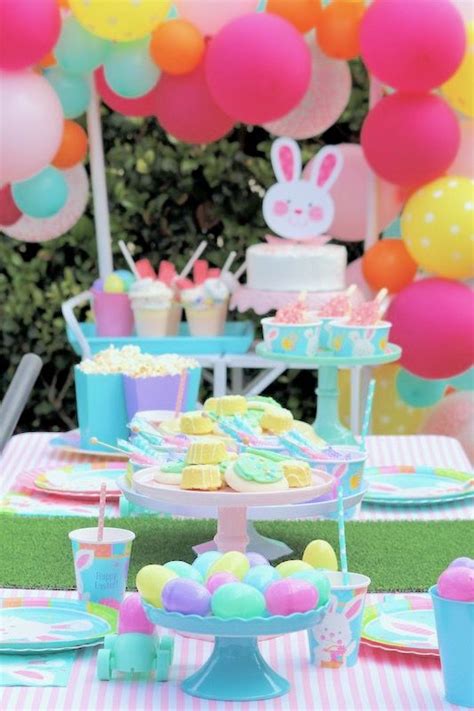 Laura S Little Party Easter Party Ideas With Party City Adult Easter Party Easter Themed