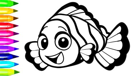 Check out some of our favorite clownfish coloring pages. Nemo Clown Fish Coloring Pages | Study Colours for ...