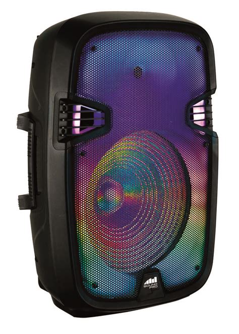 Portable 15″ Bluetooth Blaze Party Speaker With Full Glow Disco Lights