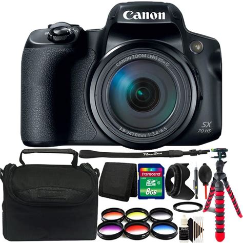 Canon Powershot Sx70 Hs 203mp 4k Digital Camera With Accessory Kit