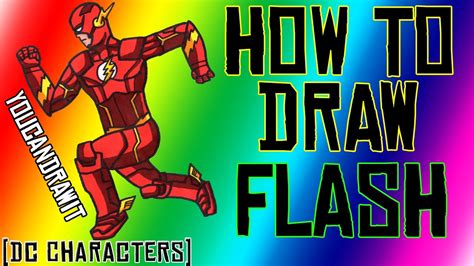 How To Draw Flash From Dc Comics Youcandrawit ツ 1080p Hd Youtube