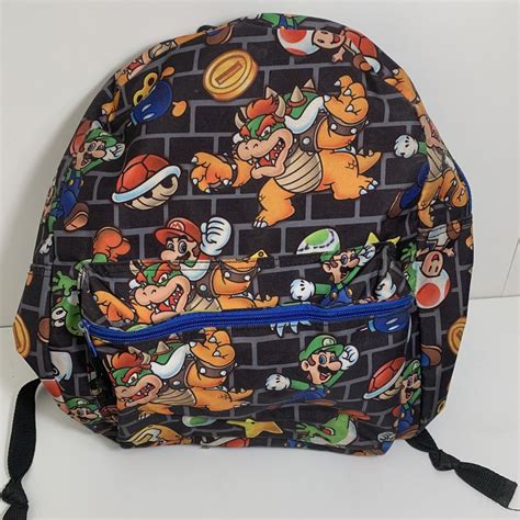 Backpack Super Mario Brothers Bros 16 Inch Gem