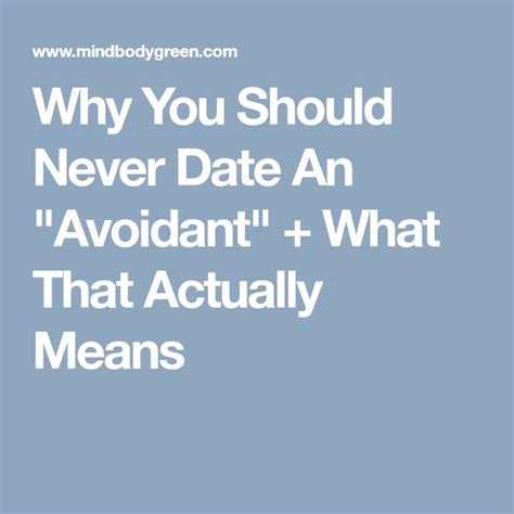 Signs You Re Dating An Avoidant What To Do About It Attachment Hot Sex Picture