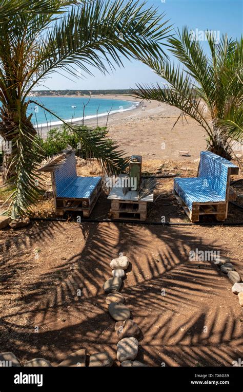 Lara Bay Restaurant Akamas Peninsula Cyprus Stock Photo Alamy