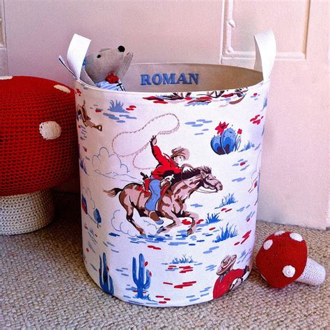 Toy Storage Tubs In Cath Kidston Fabrics By Auntie Mims