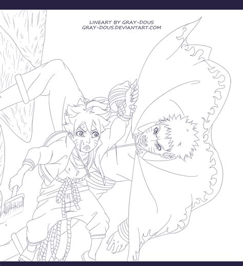 Naruto Last Chapter Lineart By Gray Dous On Deviantart