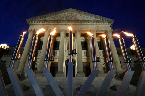 Hanukkah Celebrated With Menorah Lighting At Mississippi State Capitol