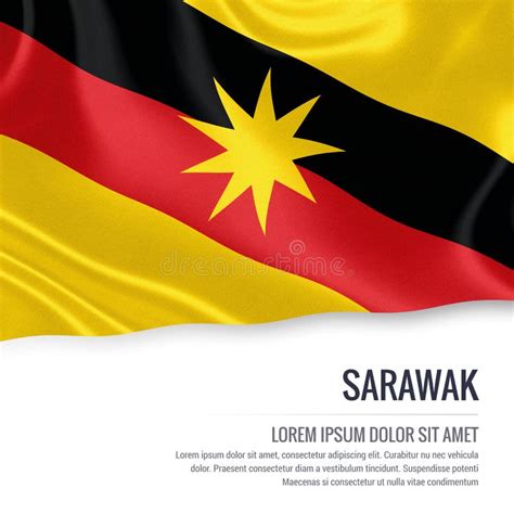 Malaysian State Sarawak Flag Stock Illustration Illustration Of Name