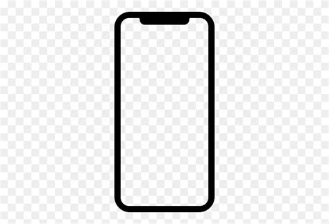 Iphone Mobile Icon Png White New Gadget