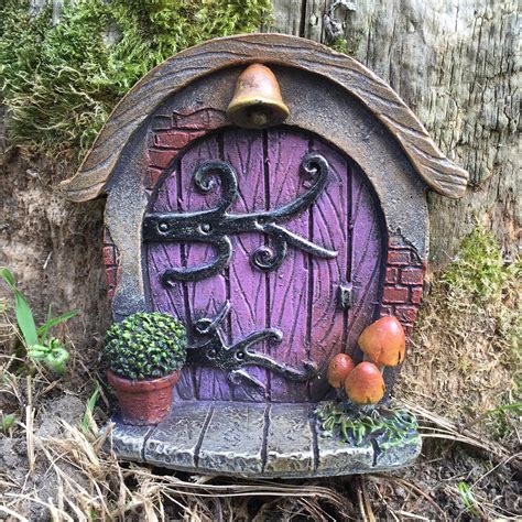 Mini Fairy Door Pink Hobbit Shire Prezents