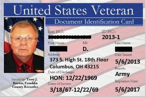 Verification of veteran and discharge status to request the veteran designation, outside of your dl or id renewal period, a veteran must visit a driver license office and present one of the following Ohio Counties Thanking Veterans with ID Card Program / Public News Service