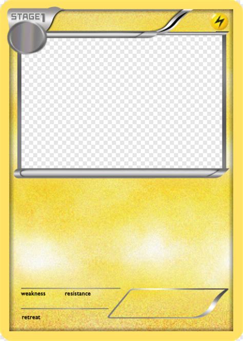 Printable Blank Pokemon Card Template