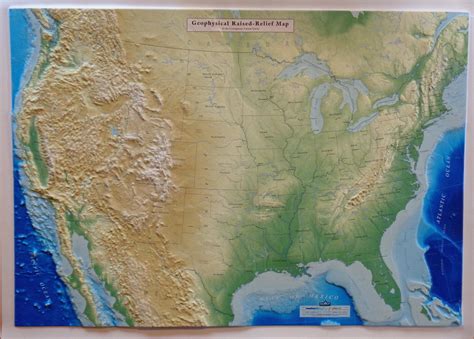 3d Topographic Map Of The United States Rubric Map