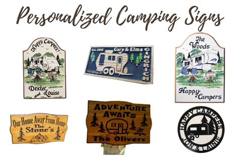 7 Personalized Camping Signs Making You The Envy At The Campground