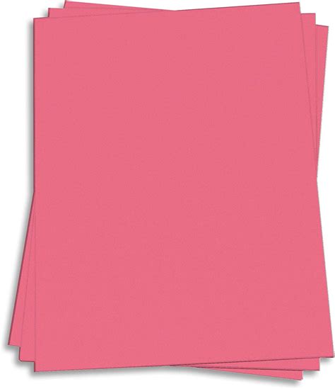 Pulsar Pink Card Stock 8 12 X 11 65lb Cover 2000 Pack