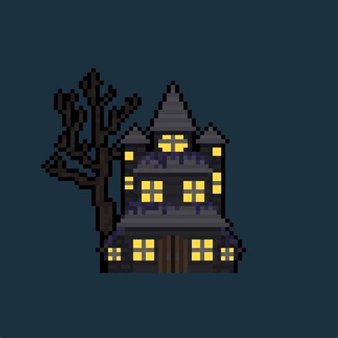 Haunted House Pixel Art