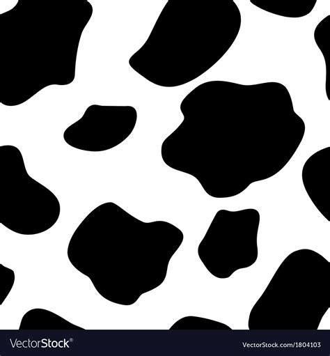Cow Seamless Pattern Background Royalty Free Vector Image