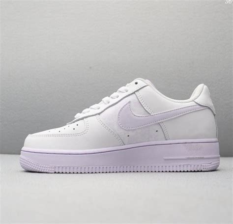 nike air force 1 lilac pink swoosh women s fashion shoes sneakers on carousell