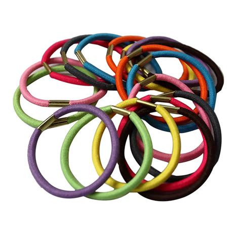 10pcs Elastic Bands Ponytail Holder Rubber Hair Elastic Accessories For