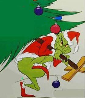 Grinch Stealing Christmas Tree