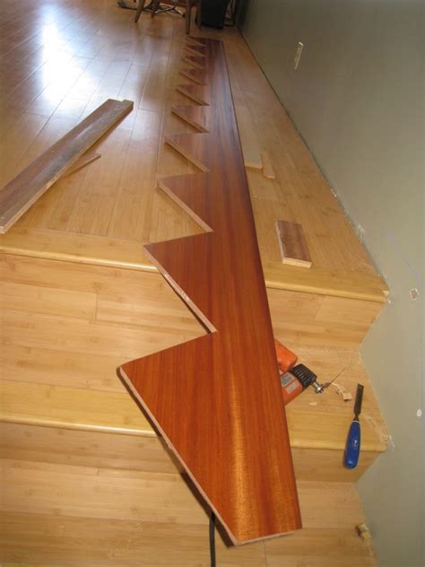 Scribing Skirt Boards Thisiscarpentry Diy Stairs Staircase
