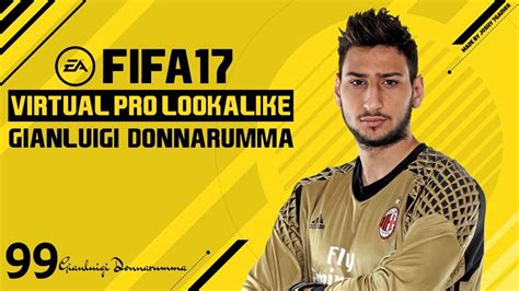 Gianluigi donnarumma on fifa 21. How to make Gianluigi Donnarumma FIFA 17 Pro Clubs - YouTube