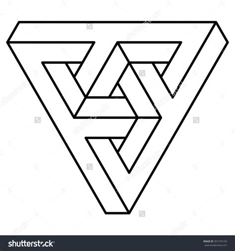 illusion-triangle-vector,-impossible-triangle-logo-design-geometric-triangle-tattoo,-geometric