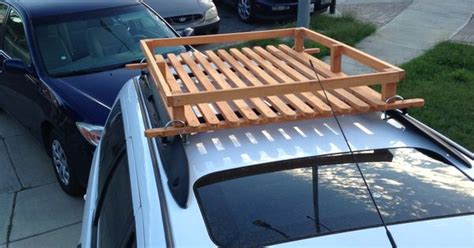 Built This Wood Roof Rack For 50 Bucks Wooden Roof Rack Pinterest