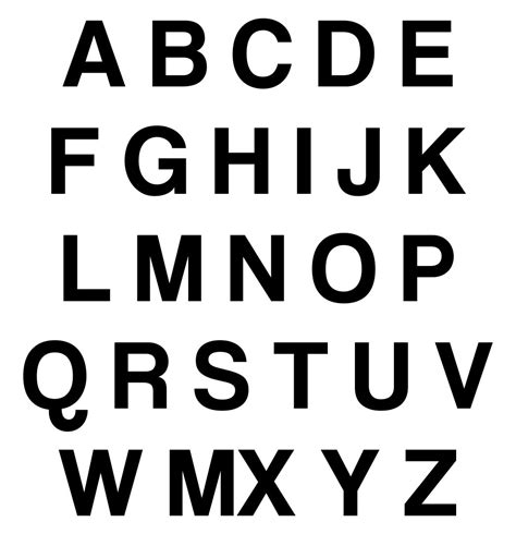 Free Printable Large Abc Letters Printable Templates