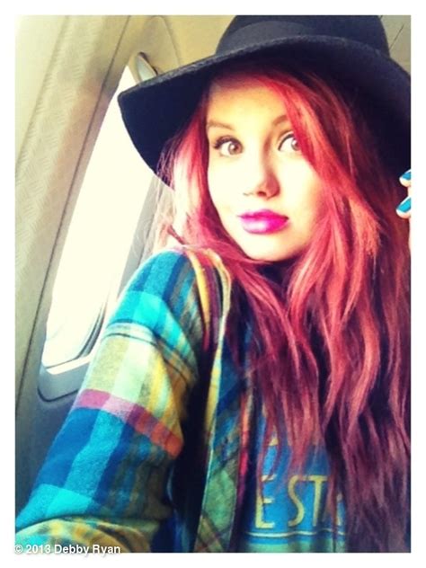 Debby Ryan Dyes Her Hair Pink And Other Random Pictures Anythingdiz