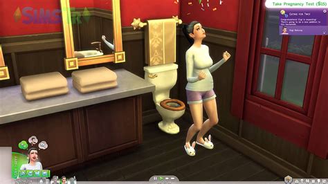 The Sims 4 Take Pregnancy Test Youtube